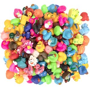 Kangaroo Rubber Duck Bath Toy Assortment (100-Pack)