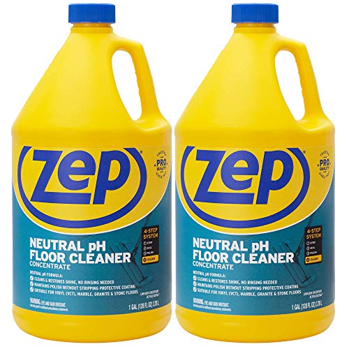 Zep Neutral pH Industrial Floor Cleaner. 1 Gallon (Case of 2) – ZUNEUT128 – Concentrated Pro Trusted All-Purpose Floor Cleaner | The Storepaperoomates Retail Market - Fast Affordable Shopping