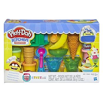 Play-Doh Kitchen Creations Ice Cream Party Play Food Set with 6 Non-Toxic Colors, 2 Oz Cans (Amazon Exclusive) | The Storepaperoomates Retail Market - Fast Affordable Shopping