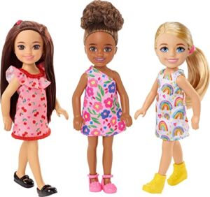 Barbie Dolls, Set of 3 Chelsea Dolls with Dress and Shoes​​​ [Amazon Exclusive]