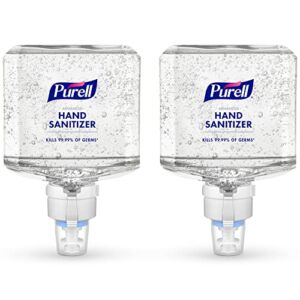 PURELL Advanced Hand Sanitizer Gel, Clean Scent, 1200 mL Refill for PURELL ES8 Automatic Hand Sanitizer Dispenser (Pack of 2) – 7763-02