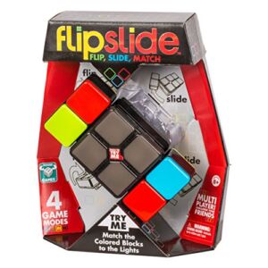 Flipslide Game, Electronic Handheld Game | Flip, Slide, and Match the Colors to Beat the Clock – 4 Game Modes – Multiplayer Fun