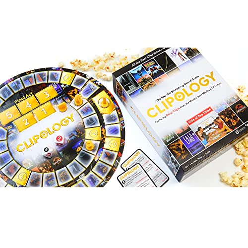 Clipology Game – The Premier Streaming Board Game Featuring Real Clips From The World’s Best Movies & TV Shows | The Storepaperoomates Retail Market - Fast Affordable Shopping