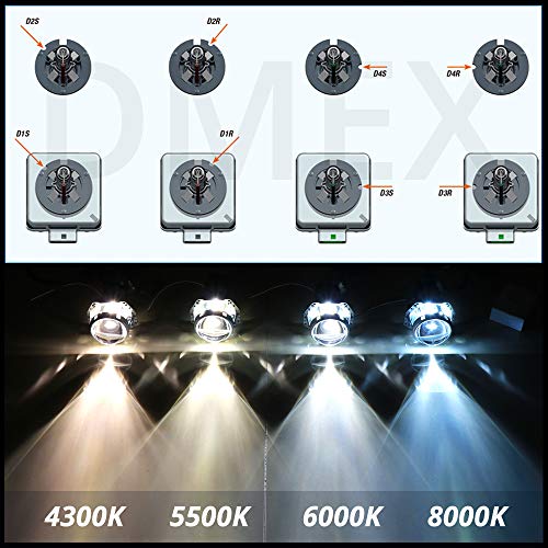 DMEX D3S HID Headlight Bulbs Xenon 6000K Cool White 35W Replacement 66340 42403 42302 Headlamp – Pack of 2 | The Storepaperoomates Retail Market - Fast Affordable Shopping