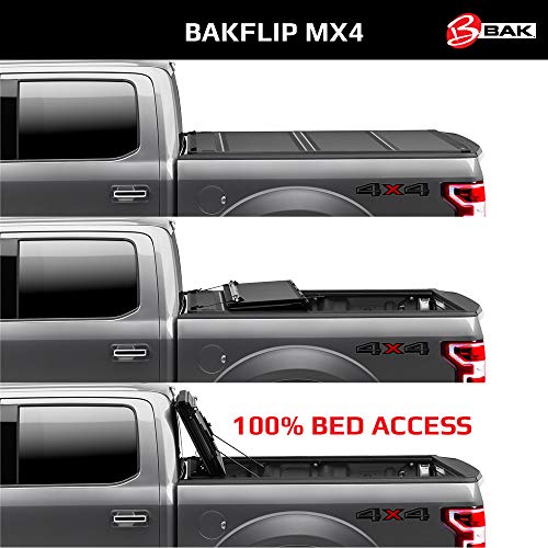 BAK BAKFlip MX4 Hard Folding Truck Bed Tonneau Cover | 448329 | Fits 2015 – 2020 Ford F-150 5′ 7″ Bed (67.1″) | The Storepaperoomates Retail Market - Fast Affordable Shopping