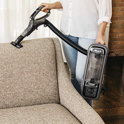 Shark AZ1002 Apex Powered Lift-Away Upright Vacuum with DuoClean & Self-Cleaning Brushroll, Crevice Tool, Upholstery Tool & Pet Power Brush, for a Deep Clean on & Above Floors, Espresso | The Storepaperoomates Retail Market - Fast Affordable Shopping