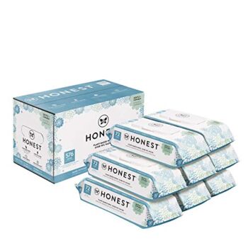 The Honest Company Clean Conscious Wipes | 100% Plant-Based, 99% Water, Baby Wipes | Hypoallergenic, Dermatologist Tested | Classic, 576 Count | The Storepaperoomates Retail Market - Fast Affordable Shopping