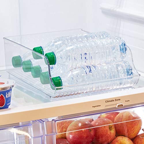 iDesign Plastic Refrigerator and Freezer Storage Organizer Bin Water Bottle and Drink Holder for Kitchen, Basement, Garage Fridge, BPA-Free, Set of 1 | The Storepaperoomates Retail Market - Fast Affordable Shopping