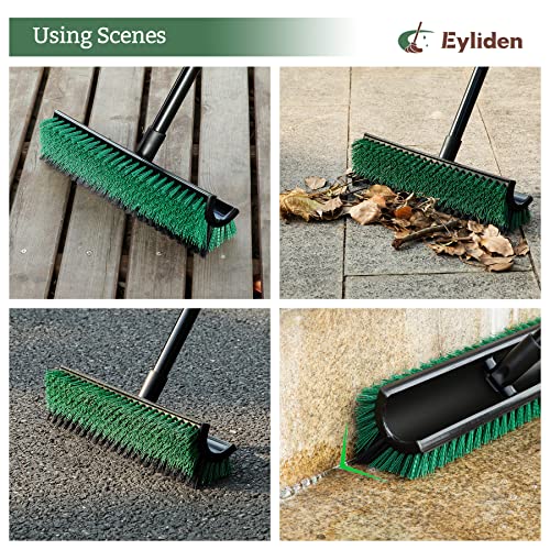 Eyliden 65.5″ Long Handle Double-Sided Floor Scrub Brush Triangle Brush – Professional Outdoor Corner Crevice Cleaning with Stiff Bristles,Applicable to Patio Bathroom Garage Kitchen Wall Tub Tile | The Storepaperoomates Retail Market - Fast Affordable Shopping