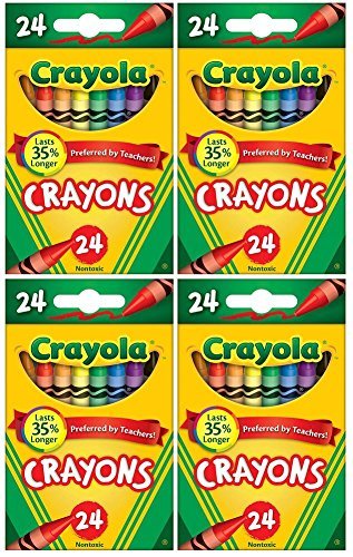 Crayola Classic Color Pack Crayons, 24 Count, (Pack of 4) | The Storepaperoomates Retail Market - Fast Affordable Shopping