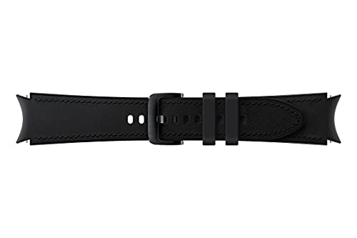 Samsung Electronics Hybrid Leather Silicone Watch Band Strap Medium / Large , for Galaxy Watch 4 and Galaxy Watch 4 Classic (US Version), Black | The Storepaperoomates Retail Market - Fast Affordable Shopping