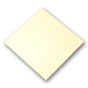 Acrylic Mirror Sheet 12″x 12″ Gold 3mm 1/8″ Laser Polished Edge with Film Masking Lightweight Shatter Proof Durable Ideal for Home Architectural Design Kids Vanity Gym Garden & Boats