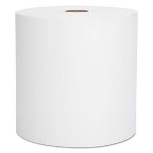 Kimberly-Clark PROFESSIONAL Scott Essential High Capacity Hard Roll Paper Towels (02000), 1.75″ Core, White, 9500′ / Roll, 6 Rolls / Convenience Case, 5,700′ / Case, Model Number: KCC02000