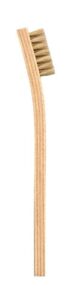 MG Chemicals – 852 Non-Abrasive Cleaning Brush with 7-3/4″ Wood Handle, Hog Hair Bristles, 1-3/8″ Length x 7/16″ Width