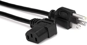 DIGITMON 6 FT 3 Prong Right Angled AC Power Cord Cable Plug for HP LD4745tm 46.96-inch Interactive LED Digital Signage Display