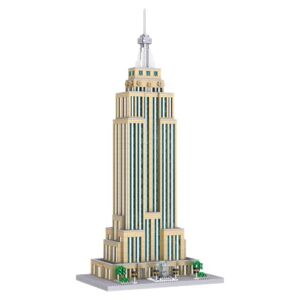 dOvOb Architecture Empire State Building Micro Blocks Set（3819PCS） – World Famous Architectural Model Toys Gifts for Kid and Adult