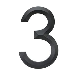 8 inch Large Floating House number, Modern House Number, Mailbox Numbers, Number Sign for House Outside, 911 Visibility Signage(3)