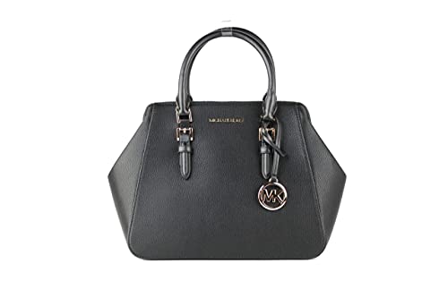 Michael Kors Charlotte Large satchel (black/gold) | The Storepaperoomates Retail Market - Fast Affordable Shopping