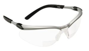 3M Reader’s Safety Glasses,+1.5 Diopter, Clear Lens Bifocal lens