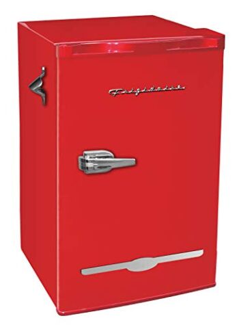 Frigidaire Retro Bar Fridge Refrigerator with Side Bottle Opener, 3.2 cu. ft, Red | The Storepaperoomates Retail Market - Fast Affordable Shopping