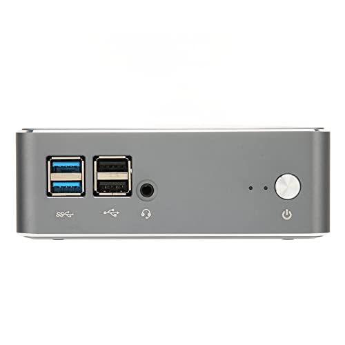 Micro PC, Compact Portable Metal Appearance Mini Computer 8G 256GB RAM for Digital Signage for Media Centers (US Plug) | The Storepaperoomates Retail Market - Fast Affordable Shopping