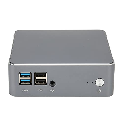 Micro PC, Compact Portable Metal Appearance Mini Computer 8G 256GB RAM for Digital Signage for Media Centers (US Plug) | The Storepaperoomates Retail Market - Fast Affordable Shopping