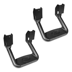 Bully BBS-1103 Truck Black Powder Coated Side Step Set, 2 Pieces (1 Pair), Includes Mounting Brackets – Fits Various Trucks from Chevy (Chevrolet), Ford, Toyota, GMC, Dodge RAM and Jeep
