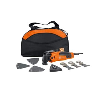Fein Multimaster Tool MM 500 Start Q Oscillating Kit – 350W High-Performance Corded Multi Tool for Interior Construction and Renovation – Includes Nylon Bag – 72295264090