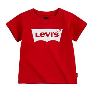 Levi’s Baby Batwing T-Shirt, Super Red, 12M