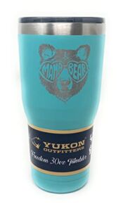 Yukon Outfitters “Mama Bear” Freedom 30oz Tumbler – Teal Blue