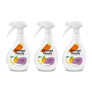 Orange House Set Sell All Purpose Cleaner, Household Natural Multi-Surface Spray 16.2 Fl Oz (3 Pack)