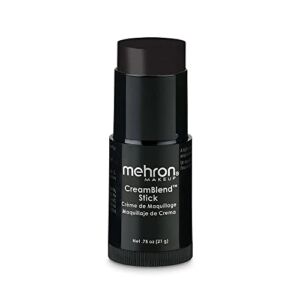 Mehron Makeup CreamBlend Stick – Body Paint (.75oz) (Black)