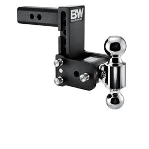 Tow & Stow – Fits 2″ Receiver, Dual Ball (2″ x 2-5/16″), 5″ Drop, 10,000 GTW – TS10037B