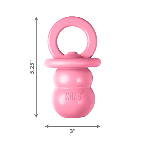 KONG – Puppy Binkie – Soft Teething Rubber, Treat Dispensing Dog Toy – for Medium Puppies – Pink | The Storepaperoomates Retail Market - Fast Affordable Shopping