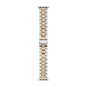 Michael Kors Women’s 38/40mm Two-Tone Stainless Steel Band for Apple Watch®, MKS8019