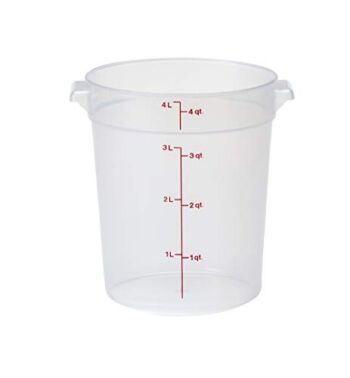 Cambro 4 qt Round Polypropylene Food Storage Container – Camwear® | The Storepaperoomates Retail Market - Fast Affordable Shopping