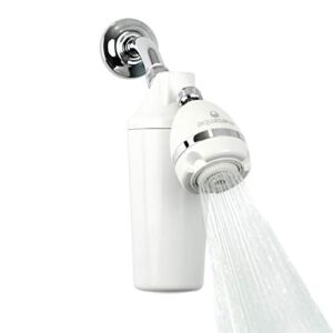 Aquasana AQ-4100 Deluxe Shower Water Filter System with Adjustable Showerhead , White