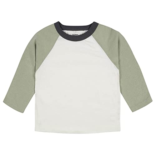 Gerber Baby Boys’ 3-Pack Long Sleeve Baseball Tees, Green & Gray, 6-9 Months | The Storepaperoomates Retail Market - Fast Affordable Shopping