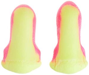 Howard Leight by Honeywell Laser Lite High Visibility Disposable Foam Earplugs, Pink/Yellow , 200-Pairs (LL-1) – 3301105