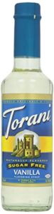 Torani Sugar Free Syrup, Vanilla, 12.7 Ounce
