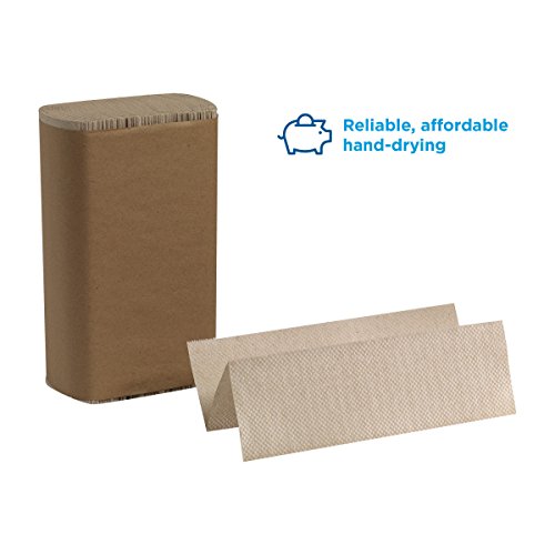 Pacific Blue Basic Recycled Multifold Paper Towels (Previously Branded Envision) by GP PRO (Georgia-Pacific), Brown, 23304, 250 Towels Per Pack, 16 Packs Per Case | The Storepaperoomates Retail Market - Fast Affordable Shopping