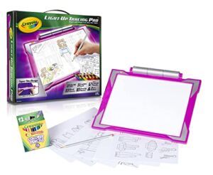 Crayola Light Up Tracing Pad Pink, Holiday Gifts & Toys for Kids, Age 6, 7, 8, 9 [Amazon Exclusive]