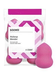 Amazon Brand – Solimo Large Blending Sponge 4-pack