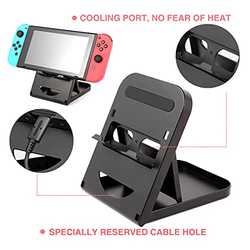 Nintendo Switch Stand/Switch LITE Stand,Foldable,Adjustable and Portable table play stand for N-switch console playing and charging,Compatible with ipad/ Mini/iPad Pro Air, smartphone and kindle | The Storepaperoomates Retail Market - Fast Affordable Shopping