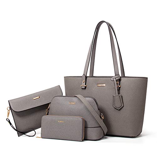 Women Fashion Handbags Wallet Tote Bag Shoulder Bag Top Handle Satchel Purse Set 4pcs | The Storepaperoomates Retail Market - Fast Affordable Shopping