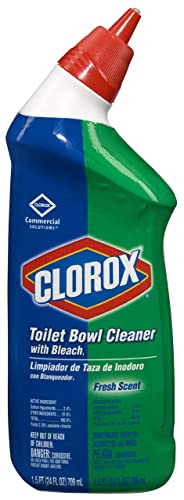 Clorox Toilet Bowl Cleaner with Bleach, Fresh Scent – 24 Ounces, 12 Bottles/Case (00031) | The Storepaperoomates Retail Market - Fast Affordable Shopping