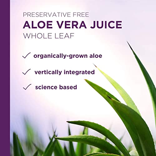 Lily of the Desert Aloe Vera Juice Drink, USDA Certified Organic Whole Leaf, Preservative Free, Vegan Dietary & Immune Support, Gluten Free Liquid Digestive Aid, No Water Added, 32 Fl Oz | The Storepaperoomates Retail Market - Fast Affordable Shopping
