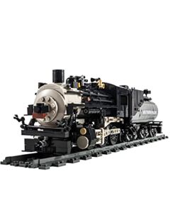 dOvOb CN5700 Steam Train Building Kit with Train Track, Collectible Steam Locomotive Engineering Toys Set as for Kids and Adult (1136 PCS)