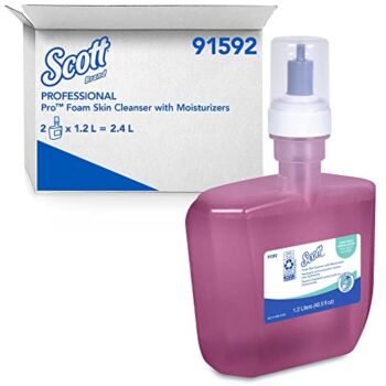 Scott® Pro Liquid Hand Soap with Moisturizers (91592), Pink, Floral Scent, 1.2 L Bottles, 2 Bottles / Case | The Storepaperoomates Retail Market - Fast Affordable Shopping