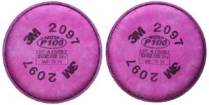 3M – 2097 P100 Particulate Filter For 5000, 6000, 6500, 7000 And FF-4 Pink